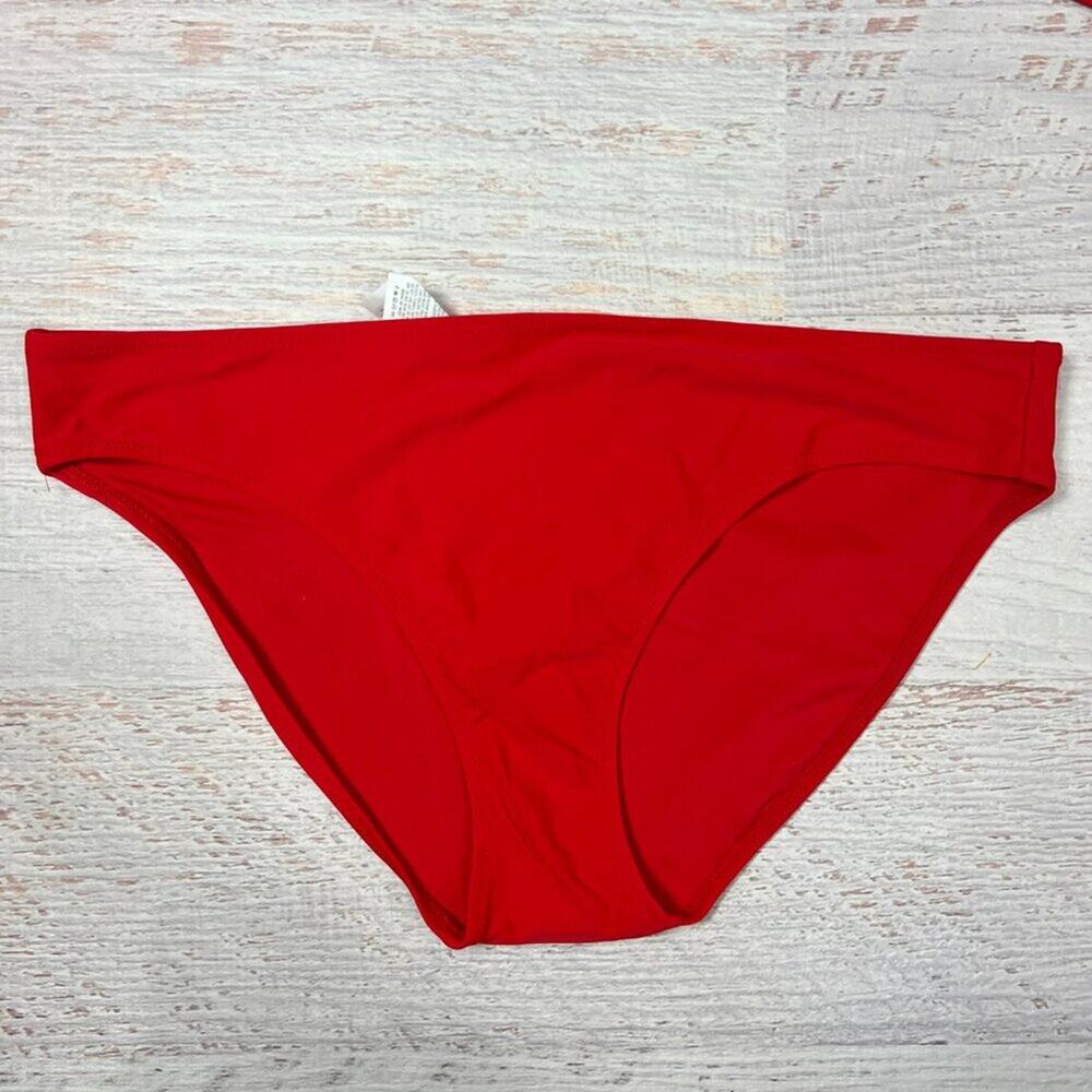 Aerie Full Coverage Bikini Bottom SIZE XL Red Swim Bathing Suit